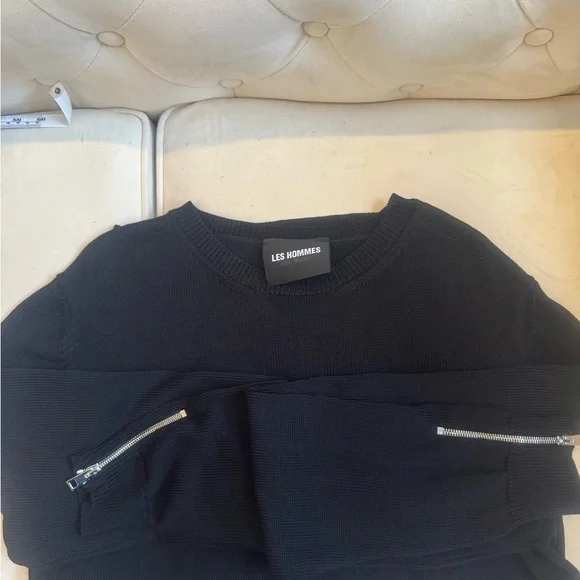 Les Hommes Zippered Pullover